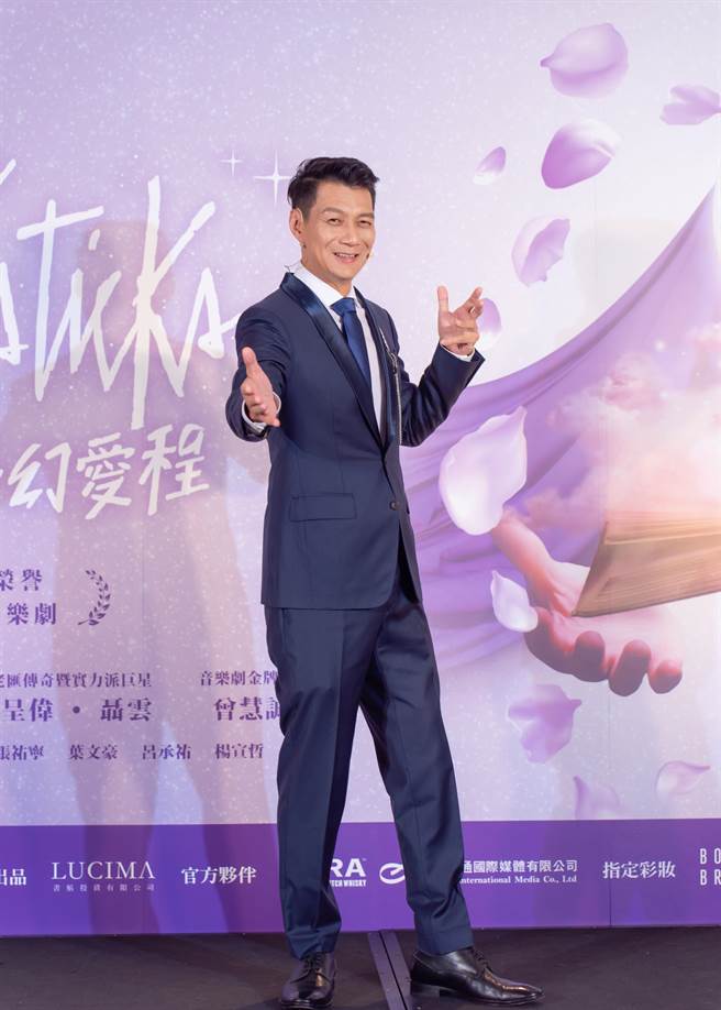 聶雲剛從美國返台隨即投入宣傳音樂劇《夢幻愛程》。（華文音樂劇提供）