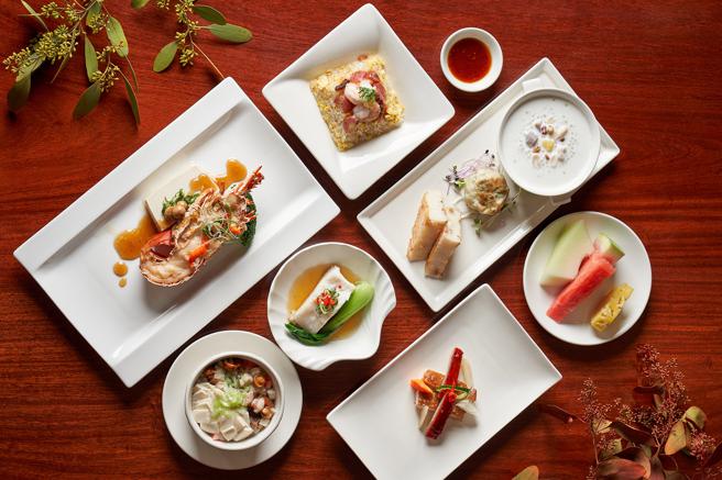 台北福华大饭店的珍珠坊单人海鲜套餐。（台北福华大饭店提供）