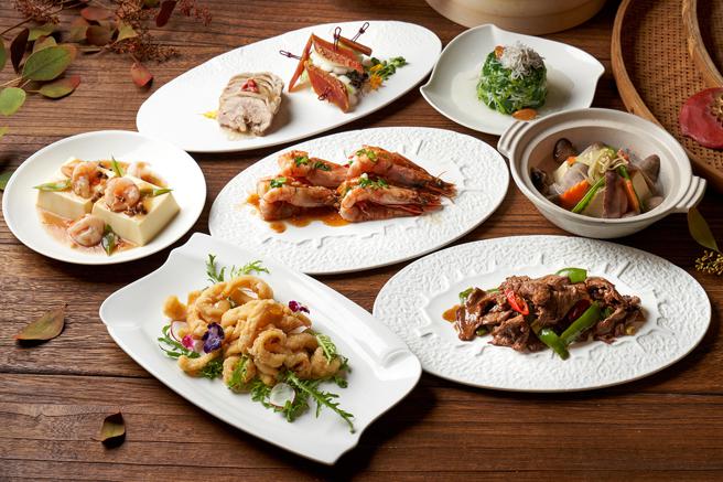 蓬莱邨4人经典台式合菜。（台北福华大饭店提供）