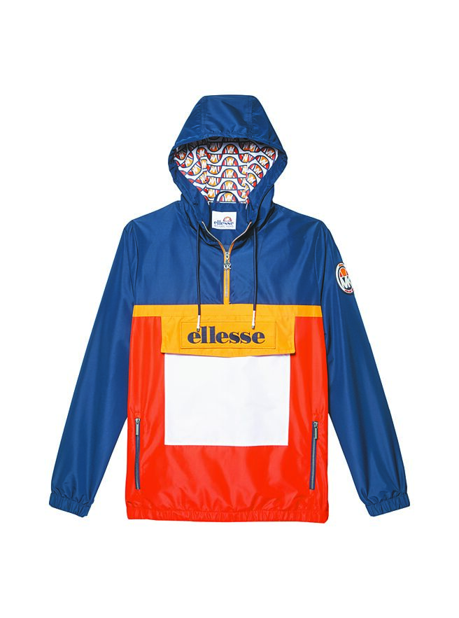 Michael Kors x ellesse拼接连帽上衣，1万200元。（Michael Kors提供）