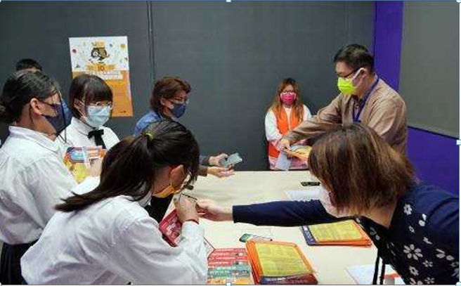 龙华科大原创桌游赛启发学子创意思维。(照片/龙华科大提供)