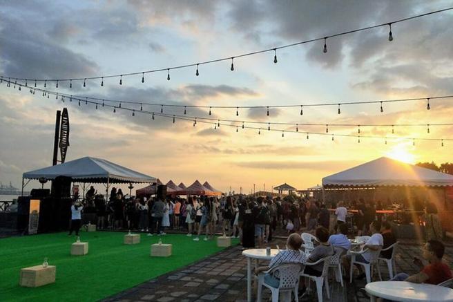 ▲有趣市集人气餐车进驻，让民眾感受音乐时也能一饱口福。　图：新北市政府观光旅游局／提供