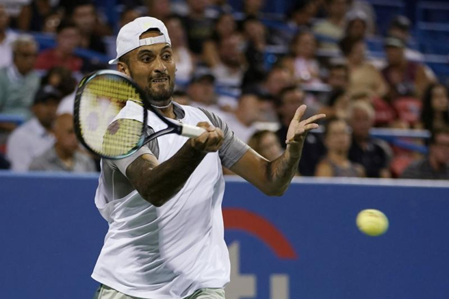 澳洲网球好手基尔乔斯。（美联社）