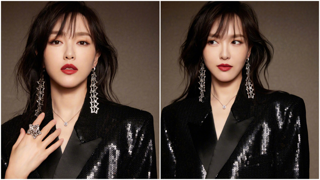 唐嫣神隐半年后露面状态超好。（图/微博）