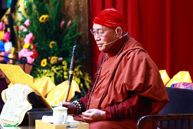 心道法师开示。（灵鹫山佛教教团提供）