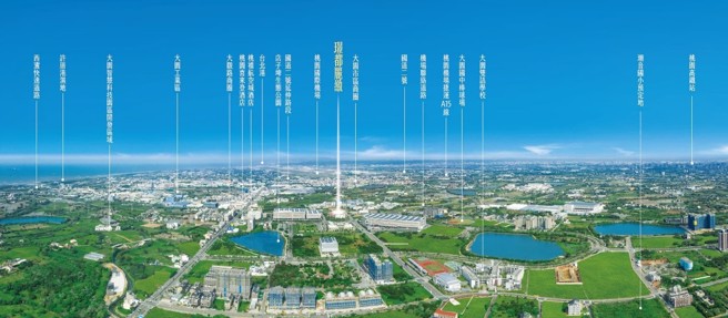 饭店精品智能防疫宅「璟都丽致」邻近店子埤生态公园、大园国中棒球场等等，交通拥抱双高、双港及双铁。(图/截取自「璟都丽致」官网)