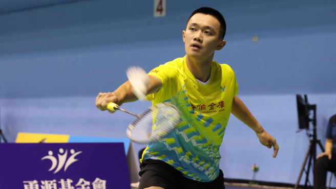 合库羽球队19岁小将黄郁岂期许打出身价。（合库羽球队提供）