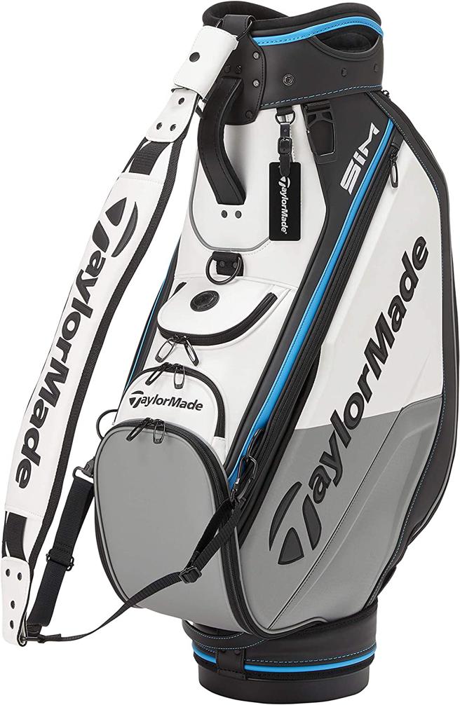 新光三越TaylorMade全球巡迴高尔夫球杆袋，特价2万1600元，原价2万4000元。（新光三越提供）