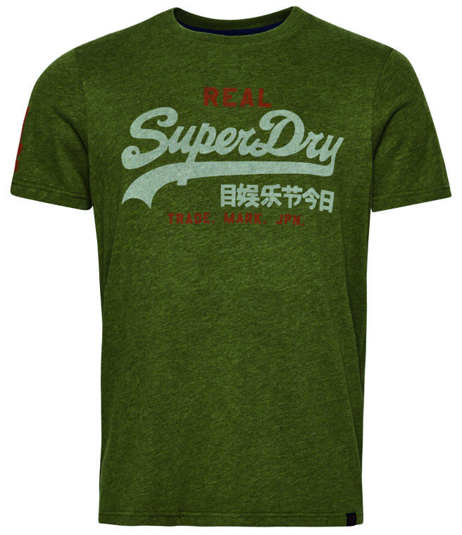 SOGO忠孝馆特卖SUPERDRY冒险魂短Tee橄榄绿，限量特价1800元2件。（SOGO提供）