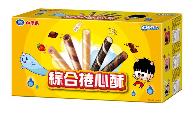全聯OREO小瓜呆綜合捲心酥，169元。（全聯提供）