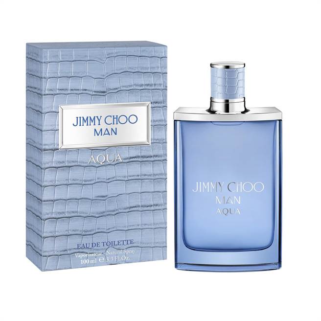 JIMMY CHOO MAN AQUA 活力海洋淡香水。（JIMMY CHOO提供）