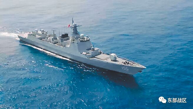 8月3日，中國人民解放軍東部戰區位台島北部、西南、東南海空域，組織了由戰區海軍、空軍、火箭軍、戰略支援部隊、聯勤保障部隊等兵力參加的實戰化聯合演訓。(摘自東部戰區微信公眾號)