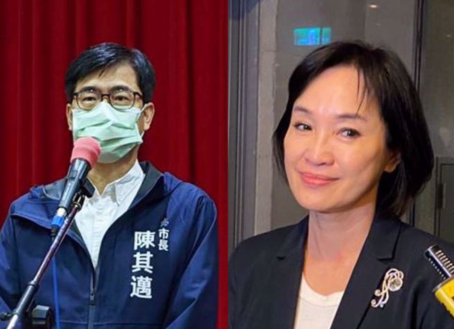 高雄市長選戰，民進黨籍現任市長陳其邁（左）、國民黨徵召的前立委柯志恩兩人對決。（圖 / 本報資料照合成）