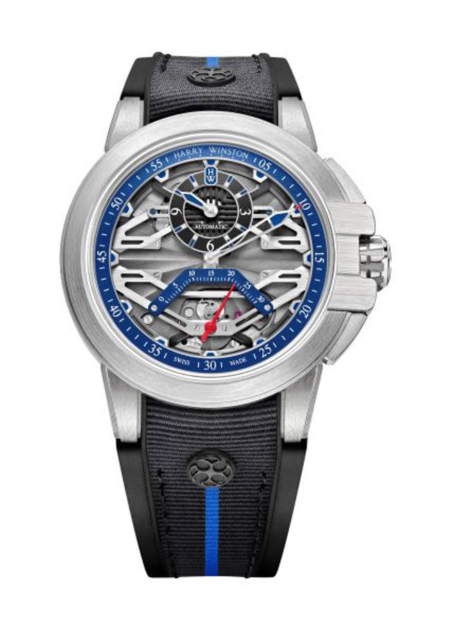 海瑞温斯顿以纽约摩天大楼的建筑之美打造Project Z15腕表。（Harry Winston提供）