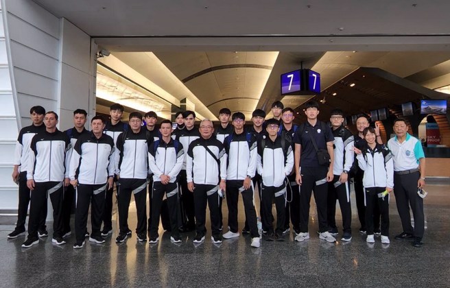亚洲盃男排中华队搭机前往泰国预赛首战遭遇巴林