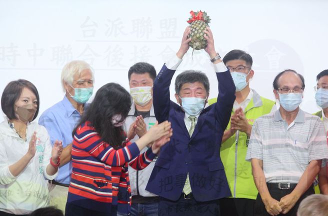 民进党台北市长参选人陈时中。（张铠乙摄）