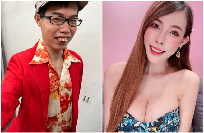 鄧佳華曾和翁雨澄合作拍攝充滿黑道元素的謎片。(鄧佳華臉書、(princessdolly.tw IG)  