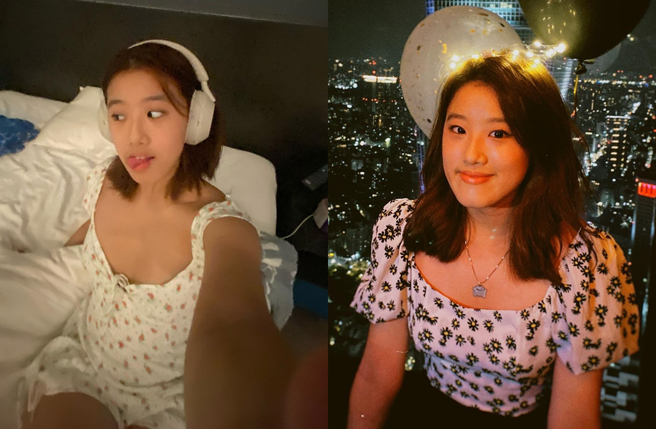 梧桐妹先前过17岁生日。（图／翻摄自angelsun619 IG）