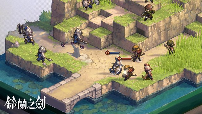 ▲游戏的战斗具备地形高低等环境因素