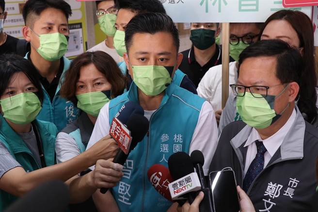 對於國民黨桃園市長參選人張善政今下午發言，民進黨桃園市長參選人林智堅競選辦公室回應，失言令人感到錯愕與遺憾。（蔡明亘攝）