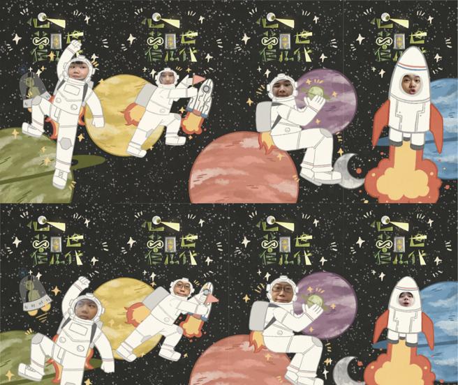 口罩戴三年！「心观世代」不忍了，文化广告号召IG滤镜脱口罩。(图/爱传媒提供)