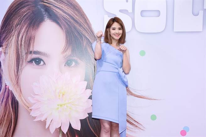 郭静今办发片记者会。（罗永铭摄）