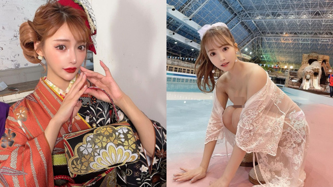 明日花绮罗(左)和三上悠亚(右)比美跟身材都不分上下。(图/明日花绮罗、三上悠亚 IG)