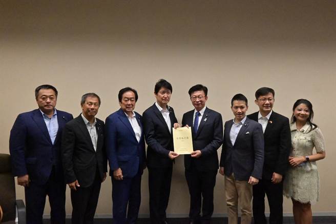 立法院亚东国会议员友好协会赴日访问，今（5日）拜会日本国会朝野议员。（郭国文国会办公室提供）