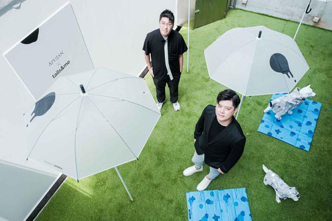 tails&me x APUJAN 推出联名系列商品「尾巴探险记」，即日起至8日在PPP时尚艺文空间举办同名展览。（APUJAN 提供）