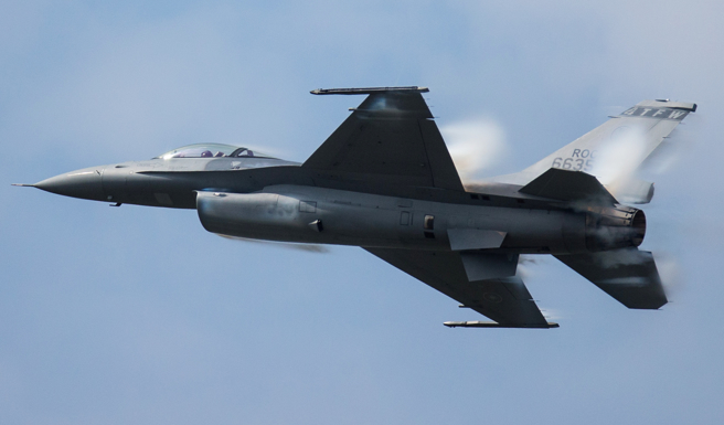 台灣空軍的F-16V戰機。（軍聞社）