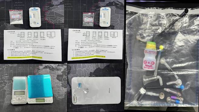 警方查获海洛因等毒品。（警方提供）