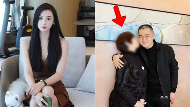 张颖颖(左)透露包养金主是她亲爸，说了一串大道理给大家听。(图/张颖颖 抖音)