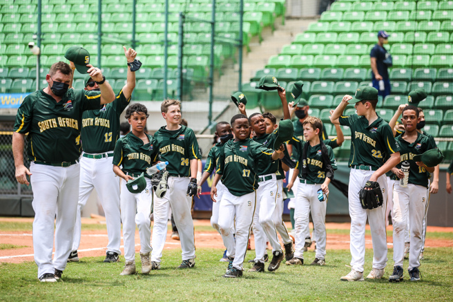 U12南非隊小球員「開心打球」圈粉無數。（資料照，中華棒協提供）