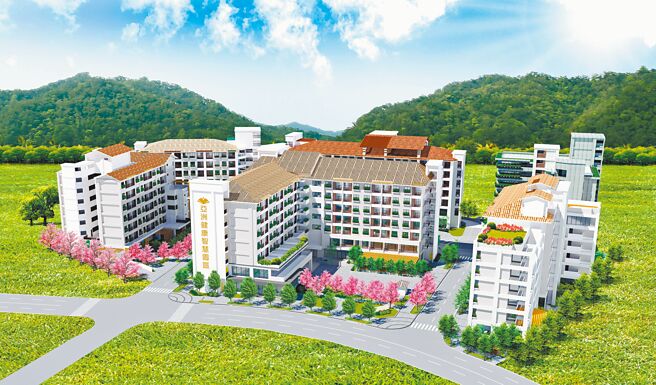 亞洲健康智慧園區以莊園概念，打造全台首座樂齡健康養生宅。      圖╱台灣房屋提供