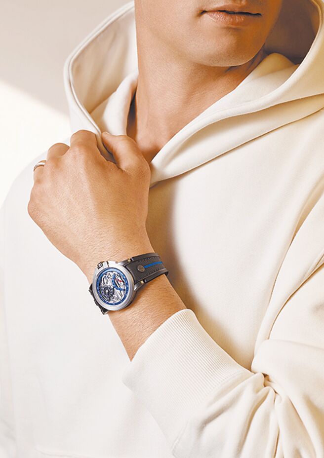 海瑞溫斯頓的腕表不但技術功能優異，且兼具時尚美感，圖為Project Z15腕表。（Harry Winston提供）
