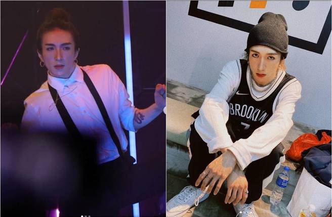 舞者「阿Mo」李启言为「MIRROR」演唱会伴舞，却遭萤幕砸中。（图／取材自李启言 Instagram）