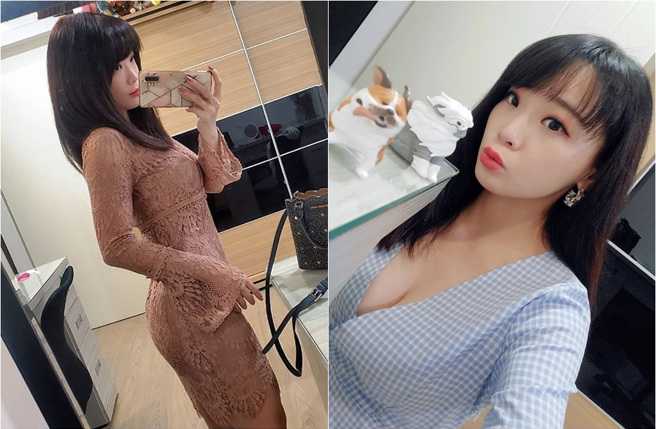 正妹主播林佑之有着甜美脸蛋与姣好身材，引发讨论，人气不俗。(取材自林佑之脸书)