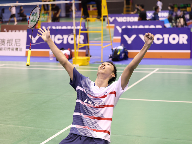 土银北市大苏力扬拿下2022第二次全国羽球排名赛男单冠军。（土银提供）