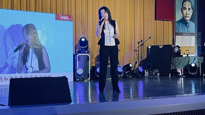 魯冰花原唱曾淑勤。（陳彩玲攝）