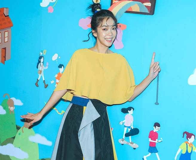 李霈瑜今出席亲子实境节目《换个爸妈过几天》特映记者会。（粘耿豪摄）