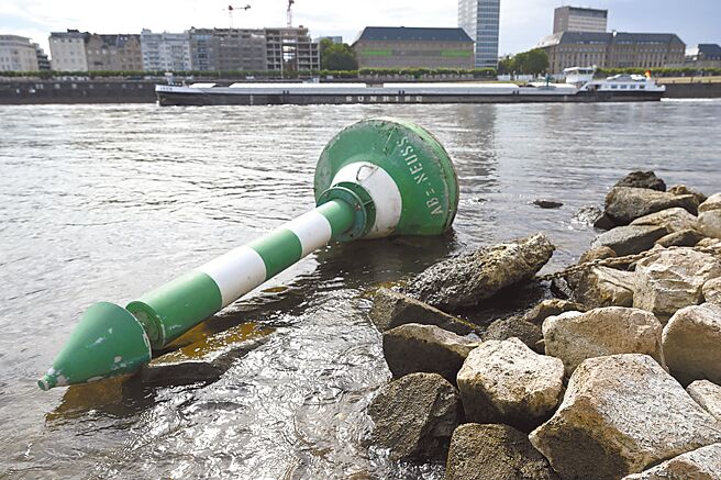 萊茵河即將見底圖╱美聯社