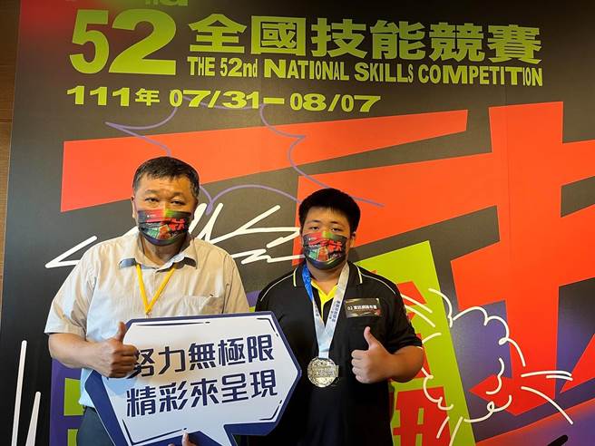 第52屆全國技能競賽成績揭曉，勞動部高屏澎東分署計拿下3金、3銀、1銅共7面獎牌佳績。（勞動部高屏澎東分署提供／林瑞益高雄傳真）