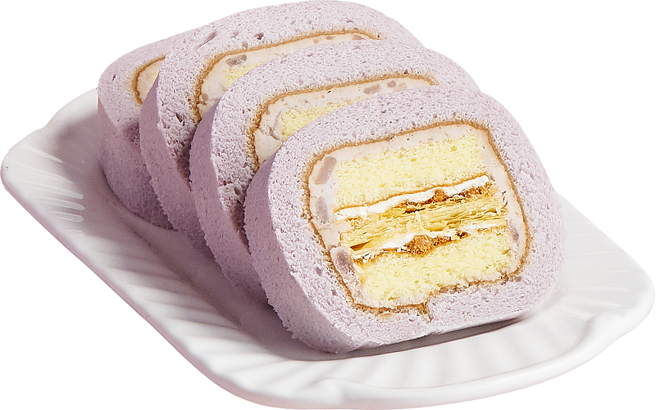 全联肉松芋泥拿破崙卷，99元。（全联提供）