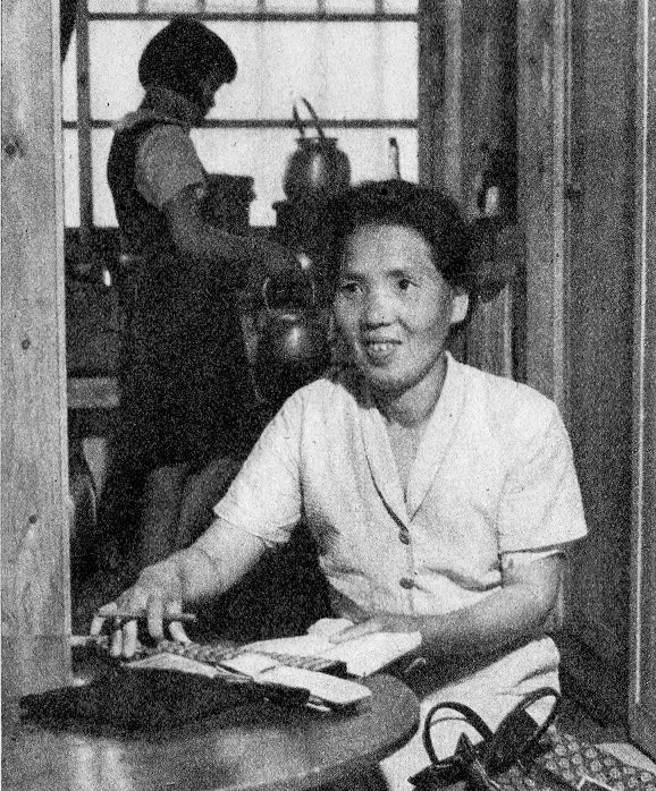 赫西的第五位主角，年轻的寡妇中村初代。爆炸发生时，她正在家中准备早餐，她的三个孩子都被埋在倒塌的瓦砾堆中。(图/尖端出版提供)