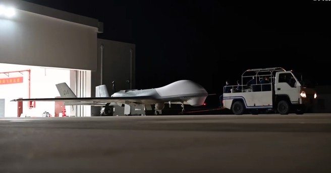 中共無人機近期頻頻闖入金馬地區禁限制水域上空。（央視軍事微博）