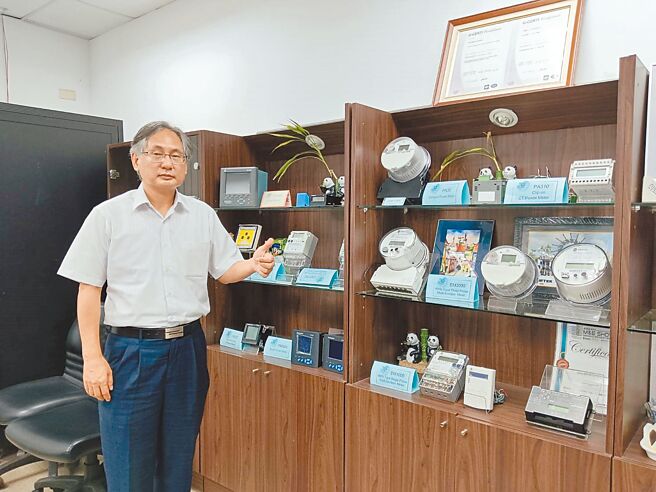 玖鼎电力总经理曾文良。图／张秉凤