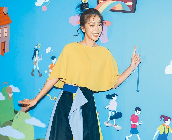 大霈昨出席親子實境節目《換個爸媽過幾天》特映記者會。（粘耿豪攝）