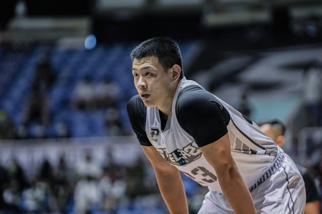 高雄钢铁人球员蓝少甫笃信「越努力越幸运」，目标争取PLG最佳进步奖。（高雄钢铁人提供）