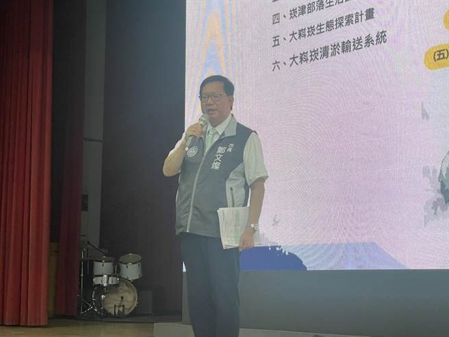 林智坚台大学位遭撤销，桃园市长郑文灿说，不同看法应完整呈现。(吕筱蝉摄)