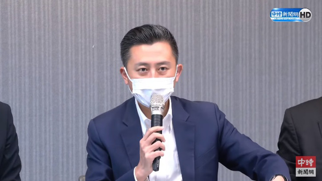 民进党桃园市长参选人林志坚。（图／翻摄自中时新闻网直播）